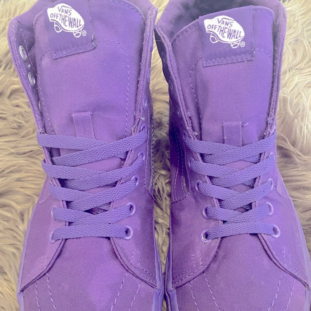 COPY - Vans Men High Top Purple shoes